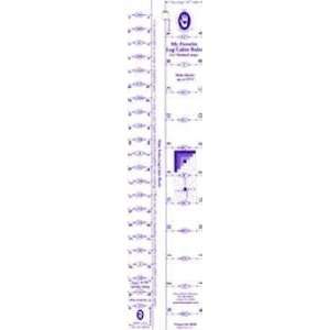  Log Cabin Ruler 5/8 Inch and 1.25 Inch By Marti Michell 