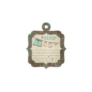  Down The Boardwalk Beach Day Embossed Tag (We R Memory 