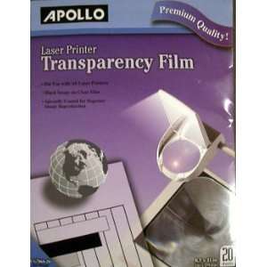  Apollo Laser Printer Transparency Film