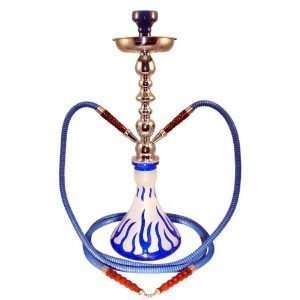  24 4 Hose Blue Jewel Hookah with Briefcase Everything 