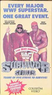 WWF Survivor Series 1988 Coliseum Video VHS Wrestling 086635006136 
