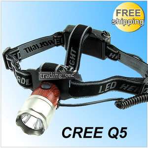 5W CREE LED 300Lm Flashlight Head HeadLight M5 Headlamp  