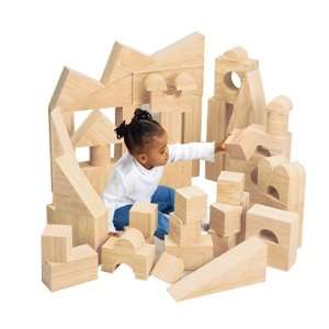  Super Size Wood Look Foam Blocks Toys & Games