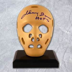 JOHNNY BOWER Toronto Maple Leafs SIGNED Mini Mask Sports 