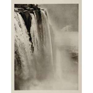  1927 American Falls Niagara New York Photogravure 