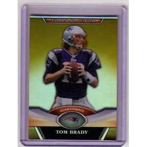  2011 Topps Platinum Gold #70 Tom Brady   New England Patriots 