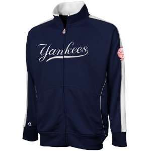  Majestic New York Yankees Profector Full Zip Track Jacket 