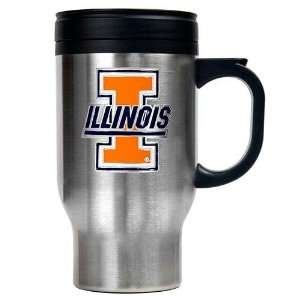  Illinois Fighting Illini NCAA Stainless Steel Travel Mug 