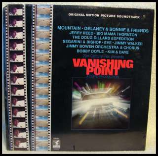   VANISHING POINT LP Soundtrack AMOS 1972 ost MOUNTAIN delaney bonnie