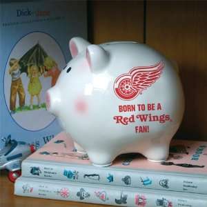  Memory Company Detroit Red Wings Born to Be Piggy Bank 