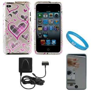 Protective Rubberized 2 Piece Crystal Case Cover for Apple iPod Touch 