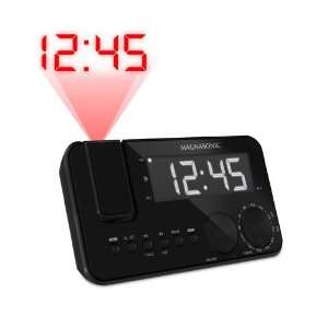  Magnasonic Projection Clock Radio Dual Alarm Battery 