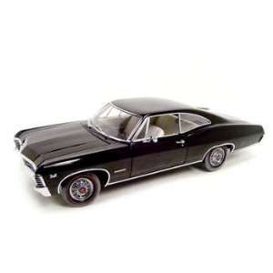  1967 Chevy Impala Ss 396 Black 118 Ertl Authentics Toys 