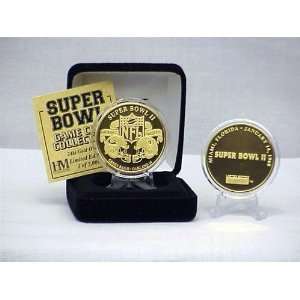 Green Bay Packers 24kt Gold Super Bowl II Flip Coin  