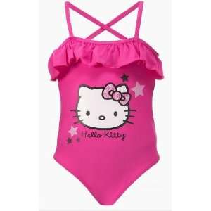  Sanrio Hello Kitty 1PC Swimsuit Bathing Suit Toddler Girl 