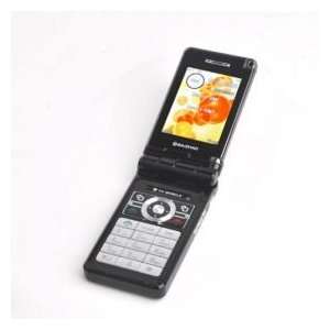  BAIZHAO S900 Dual Card Tri Band TV Flip Phone Black 