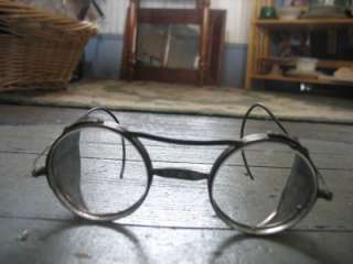   glasses goggles Industrial Steampunk Motorcycle w side mesh  