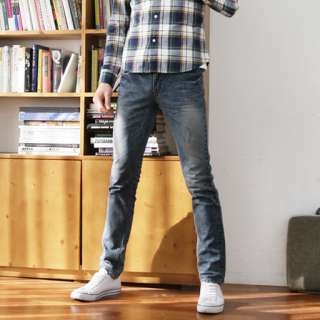   Korea Vintage Style Slim Fit Jeans Denim Pants 28~32 NWT R258  