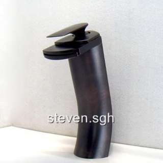 Oil Rubbed Bronze Bathroom Waterfall Faucet 0261K  