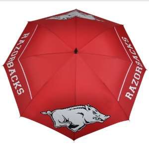 NCAA Arkansas Razorbacks 62 Inch WindSheer Hybrid Umbrella  