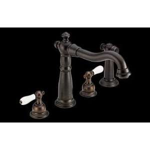Delta 2256 RBLHP H212RB Two Handle Kitchen Faucet with Spray Handles