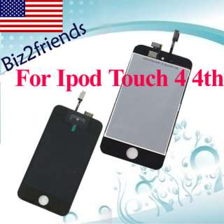 For iPod Touch 4 4G LCD Digitizer Glass Touch Screen Assembly 