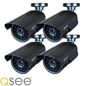  Q See 4 pack Night & Day (480 TVL) Color Weatherproof CCD 