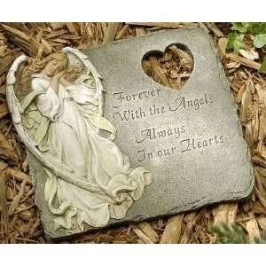  Roman Stepping Stone Memorial Garden Angel Forever with 