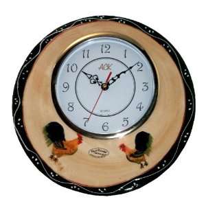  COUNTRY ROOSTER WALL CLOCK, HANGING WALL CLOCK Kitchen 