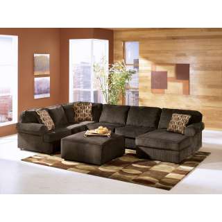 Ashley Vista Sectional Chaise Loveseat Chocolate 68404 17 34 66  