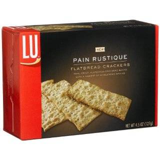 LU Extra Virgin Olive Oil & Sea Salt Water Cracker, 4.4 Ounce Boxes 