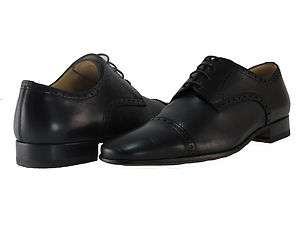 Bally Mens Drillor Black Leather Lace up Casual Oxfords Fashion Dress 