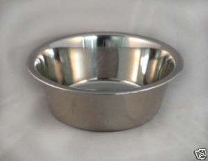 Stainless Steel DOG/CAT/PET dish bowl* NEW*  96 oz 3 qt  