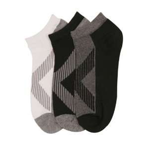  HS Men Ankle Socks XXLine Design (size 9 11) 3 Colors 6 