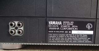 USED YAMAHA DOUBLE CASSETTE DECK KX W282 MINT  