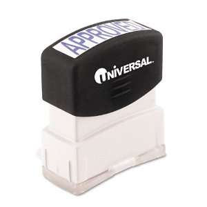  Universal® One Color Message Stamp, APPROVED, Pre Inked 