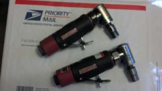 LOT OF 2 CRAFTSMAN 1/4 RIGHT ANGLE DIE GRINDER 19951 AIR TOOL USED 
