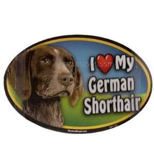  Dog Breed Image Magnet Oval German Shorthair Pointer Pet 