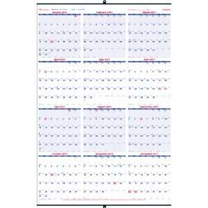  Brownline 2011 Yearly Wall Calendar, 24 x 36 Inches 