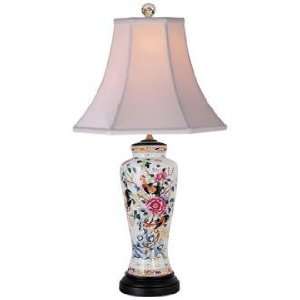  Famille Rose Vase Porcelain Table Lamp