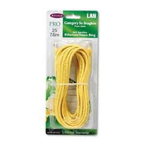   Connectors 25 Ft Yellow Exceed Category 5e Requirements Electronics
