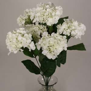 Hydrangea Bush Silk Wedding Flowers 06022 Cream  