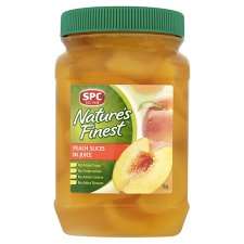 Spc Natures Finest Peach Slics In Juice 1Kg   Groceries   Tesco 