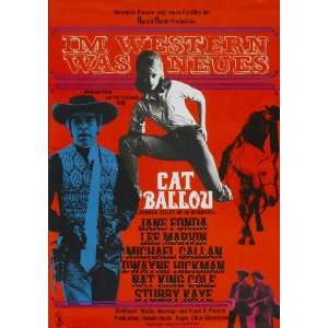  Cat Ballou (1965) 27 x 40 Movie Poster German Style A 