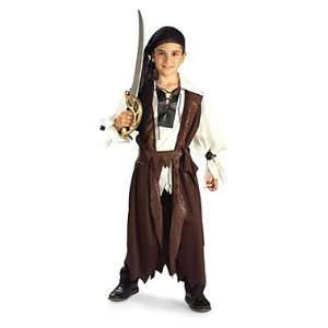  Child Caribbean Pirate Deluxe Costume Toys & Games