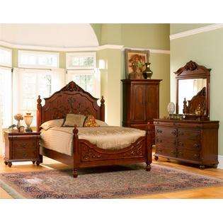 Coaster Company Isabella Oak Finish King Size Bedroom Set 