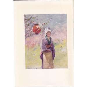  1905 Original Print Miss Pomegranate from Japan A Record 