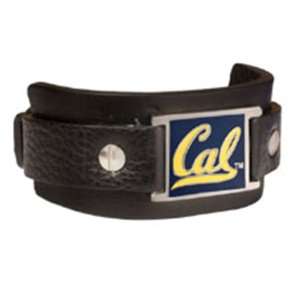  Cal Berkeley Golden Bears Leather Cuff Retro Bracelet 