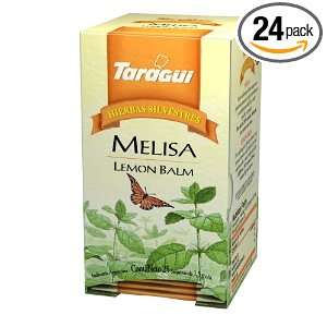 Taragüi   Herbal Line Herbal Tea, Melissa, 25 Count (Pack of 24 