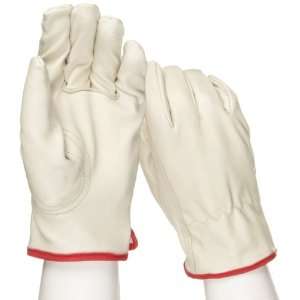  West Chester 9940KF Leather Glove, Shirred Elastic Wrist 